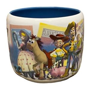 NWT Vintage 1999 Disney Store Pixar Toy Story 2 Woody Buzz Lightyear Jessie Mug